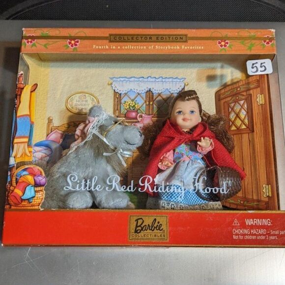 VINTAGE LITTLE RED RIDING HOOD DOLL COLLECTIBLES 2001 NEW MATTEL NRFB NIB - Picture 1 of 10